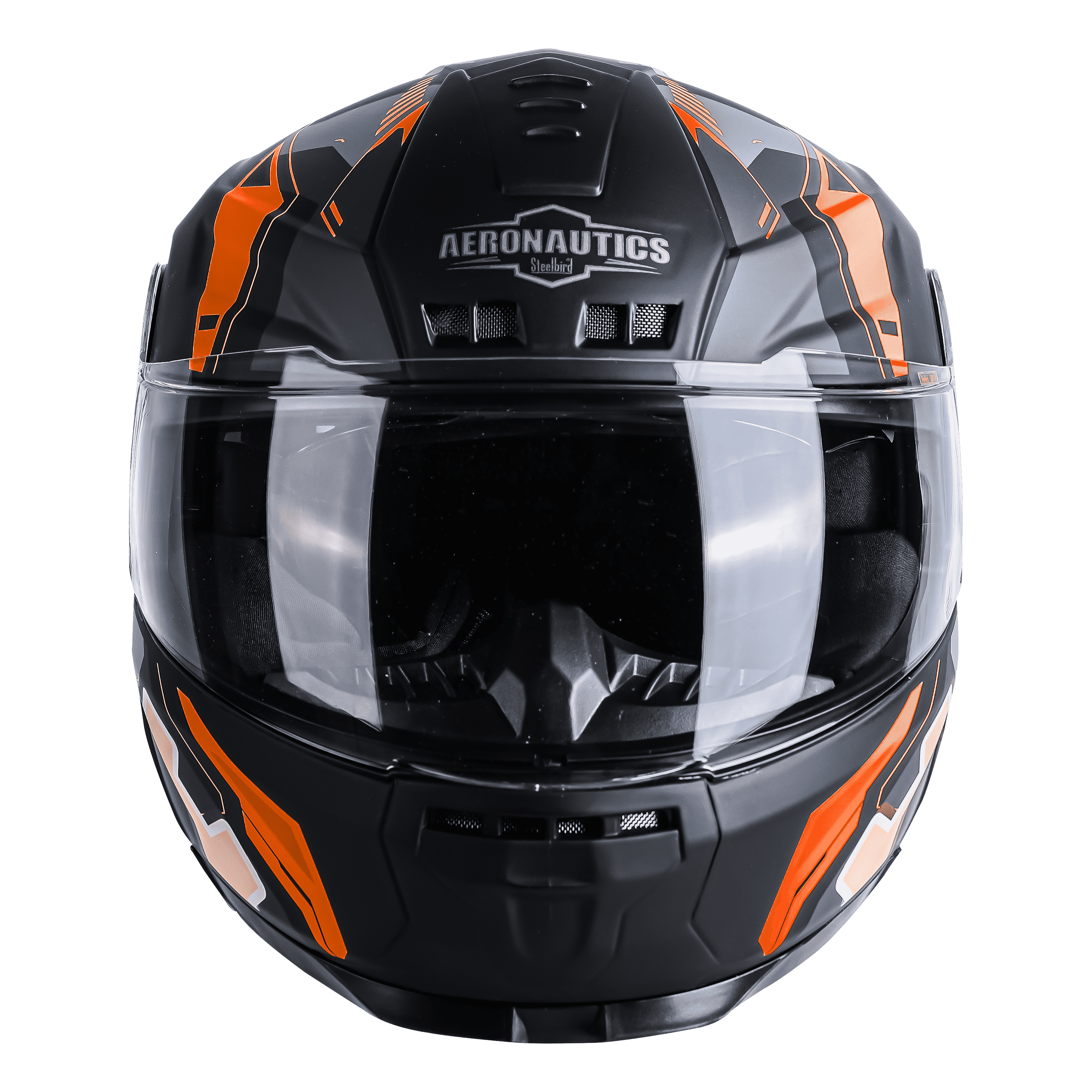 SBH-40 ROLLER CRASH GLOSSY BLACK WITH ORANGE